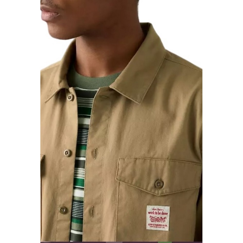 LEVIS® WORKER ΠΟΥΚΑΜΙΣΟ ΑΝΔΡΙΚΟ BROWN