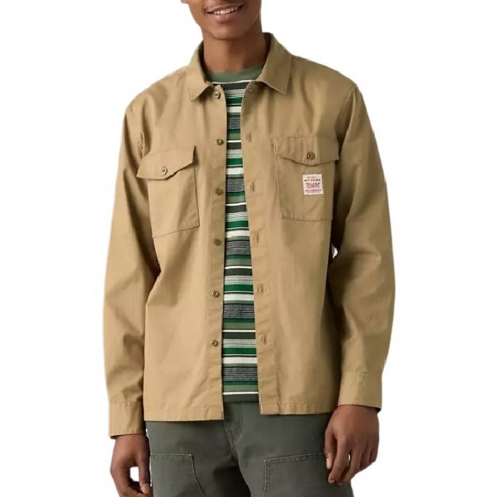 LEVIS® WORKER ΠΟΥΚΑΜΙΣΟ ΑΝΔΡΙΚΟ BROWN
