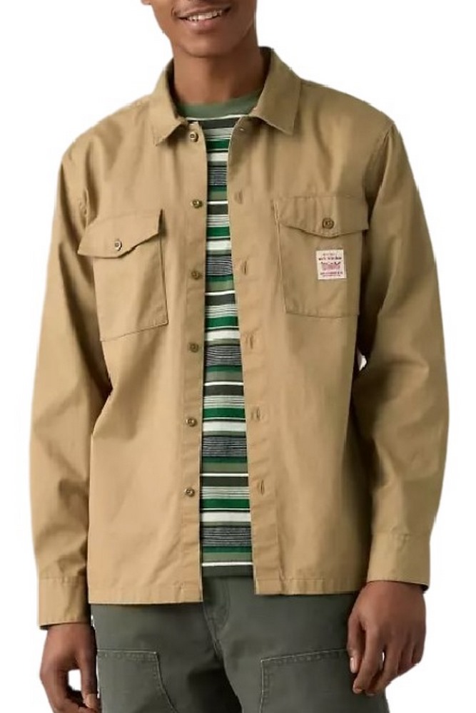 LEVIS® WORKER ΠΟΥΚΑΜΙΣΟ ΑΝΔΡΙΚΟ BROWN