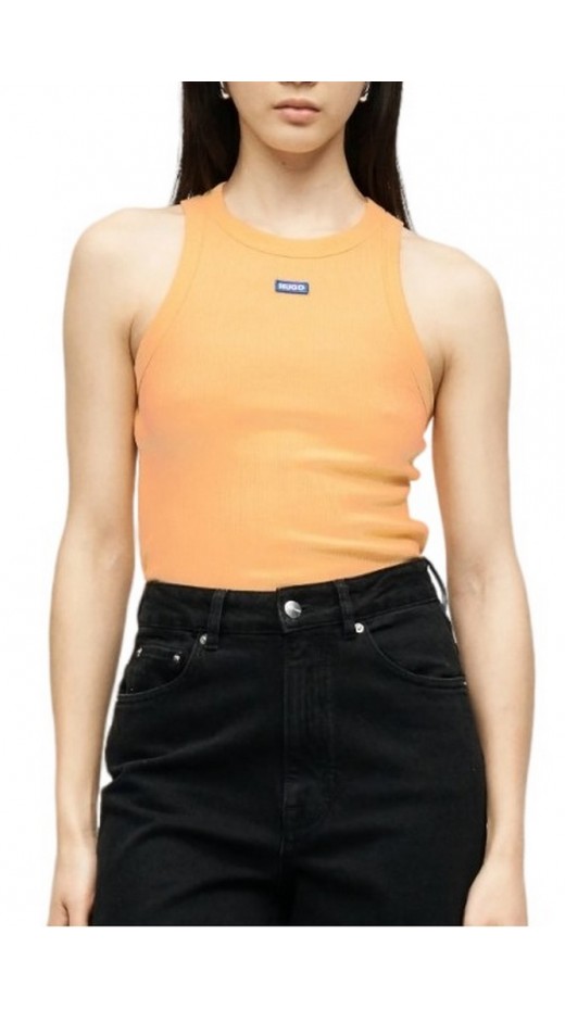 HUGO BOSS JERSEY TOP EASY TANK B ΤΟΠ ΜΠΛΟΥΖΑ ΓΥΝΑΙΚΕΙΑ ORANGE