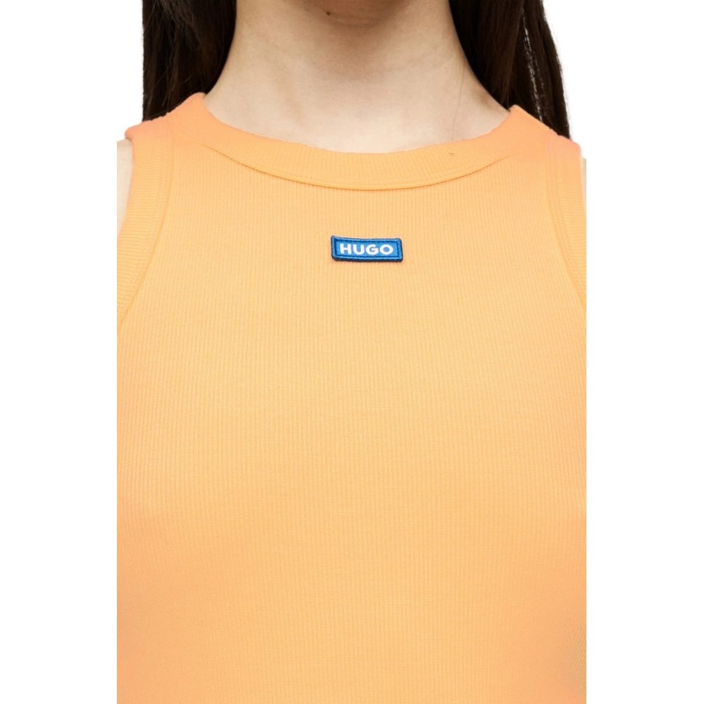 HUGO BOSS JERSEY TOP EASY TANK B ΤΟΠ ΜΠΛΟΥΖΑ ΓΥΝΑΙΚΕΙΑ ORANGE