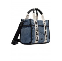 DKNY BARRETT TOTE HANDBAG R61ADP70 ΤΣΑΝΤΑ ΓΥΝΑΙΚΕΙΑ BLUΕ DENIM