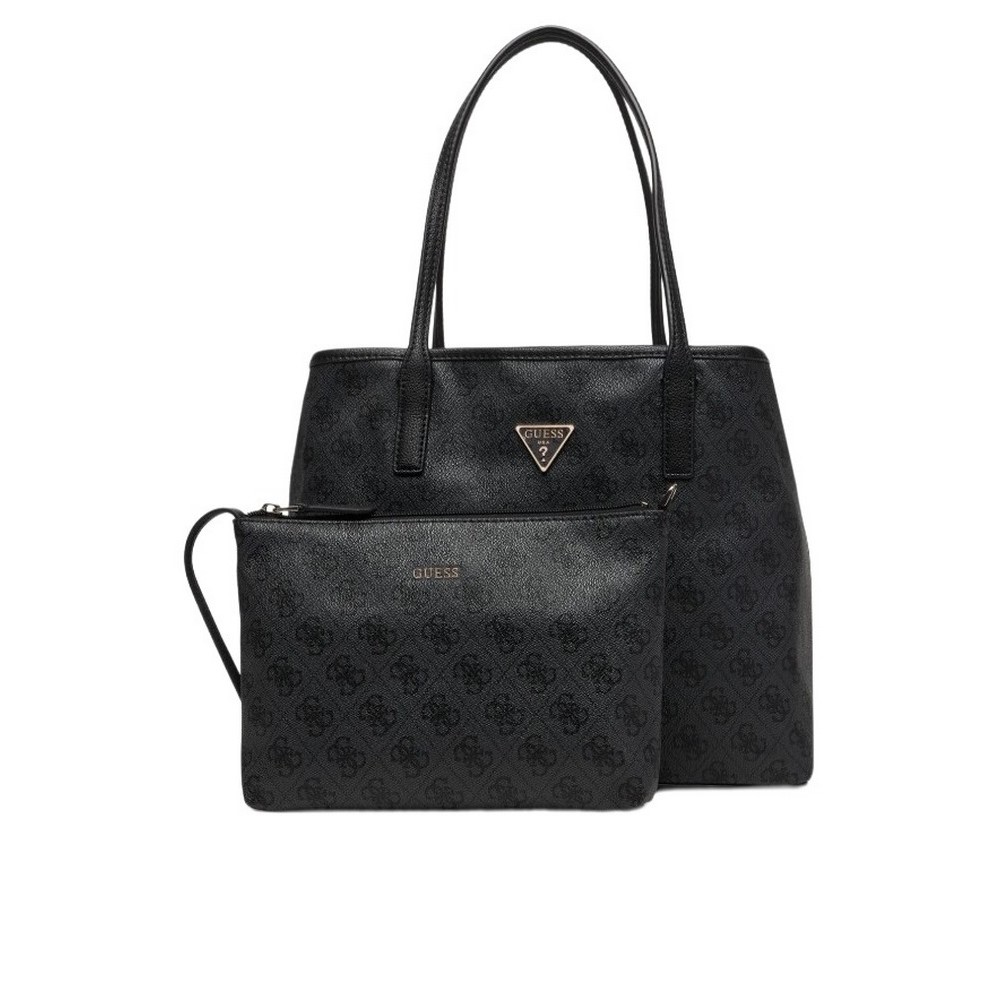 GUESS VICTTORIA 2 IN 1 TOTE ΤΣΑΝΤΑ ΓΥΝΑΙΚΕΙΑ DARK GREY