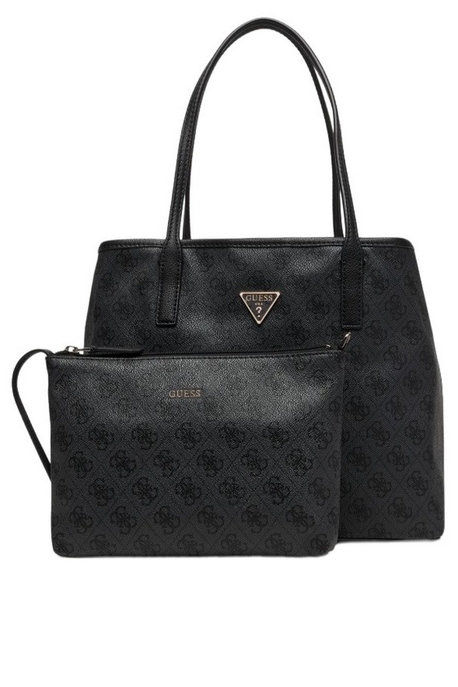 GUESS VICTTORIA 2 IN 1 TOTE ΤΣΑΝΤΑ ΓΥΝΑΙΚΕΙΑ DARK GREY