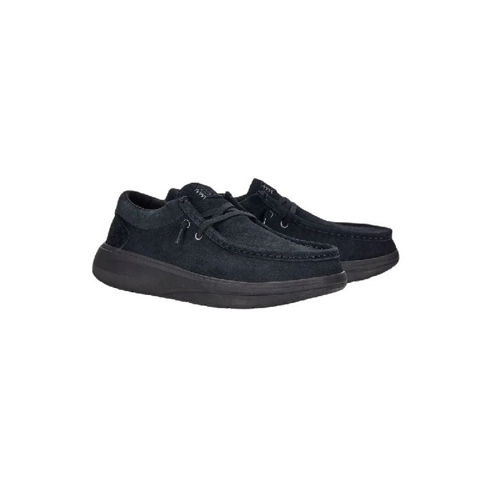 HEY DUDE WALLY COMF SUEDE 41975  ΠΑΠΟΥΤΣΙ ΑΝΔΡΙΚΟ BLACK