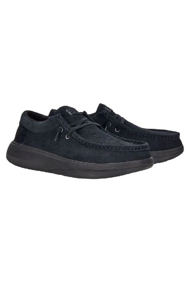 HEY DUDE WALLY COMF SUEDE 41975  ΠΑΠΟΥΤΣΙ ΑΝΔΡΙΚΟ BLACK