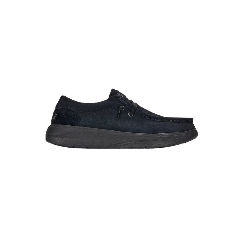 HEY DUDE WALLY COMF SUEDE 41975  ΠΑΠΟΥΤΣΙ ΑΝΔΡΙΚΟ BLACK