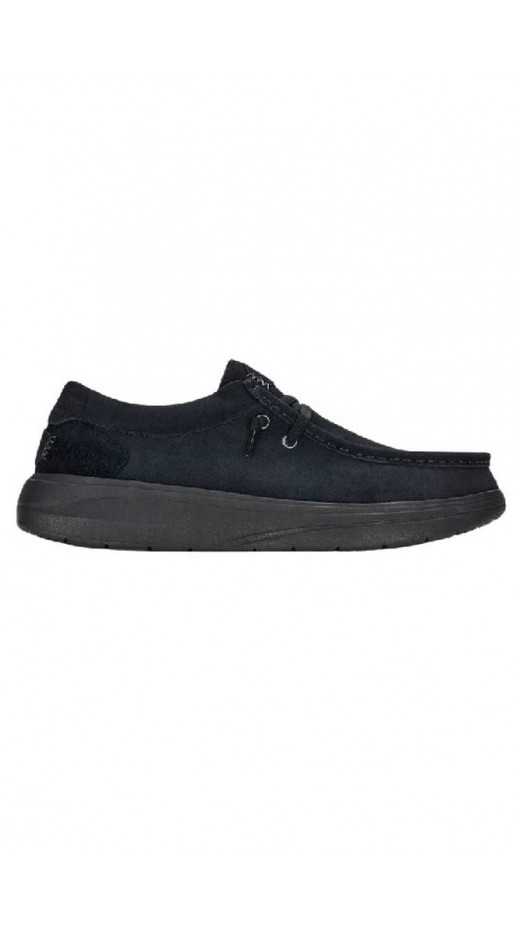 HEY DUDE WALLY COMF SUEDE 41975  ΠΑΠΟΥΤΣΙ ΑΝΔΡΙΚΟ BLACK