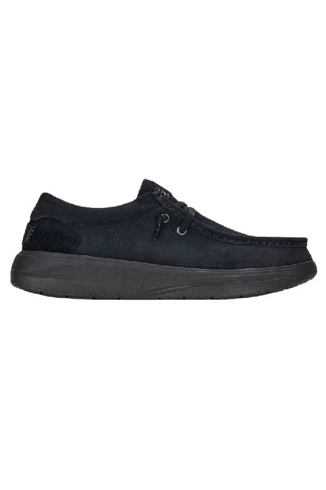 HEY DUDE WALLY COMF SUEDE 41975  ΠΑΠΟΥΤΣΙ ΑΝΔΡΙΚΟ BLACK