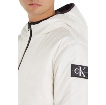 CALVIN KLEIN JEANS TRIM WINDBREAKED JACKET ΜΠΟΥΦΑΝ ΑΝΔΡΙΚΟ ECRU