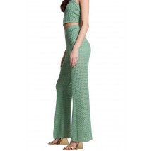 GUESS YASMINA WIDE LEG SWTR PANT ΠΑΝΤΕΛΟΝΙ ΓΥΝΑΙΚΕΙΟ GREEN