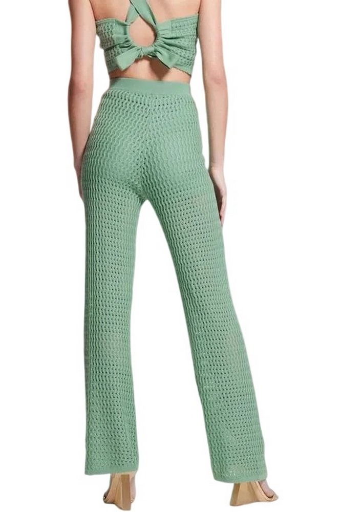 GUESS YASMINA WIDE LEG SWTR PANT ΠΑΝΤΕΛΟΝΙ ΓΥΝΑΙΚΕΙΟ GREEN