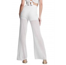 GUESS YASMINA WIDE LEG SWTR PANT ΠΑΝΤΕΛΟΝΙ ΓΥΝΑΙΚΕΙΟ ECRU