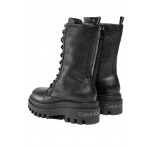 CALVIN KLEIN JEANS FLATFORM MID LACEUP BOOT ΠΑΠΟΥΤΣΙ ΓΥΝΑΙΚΕΙΟ BLACK