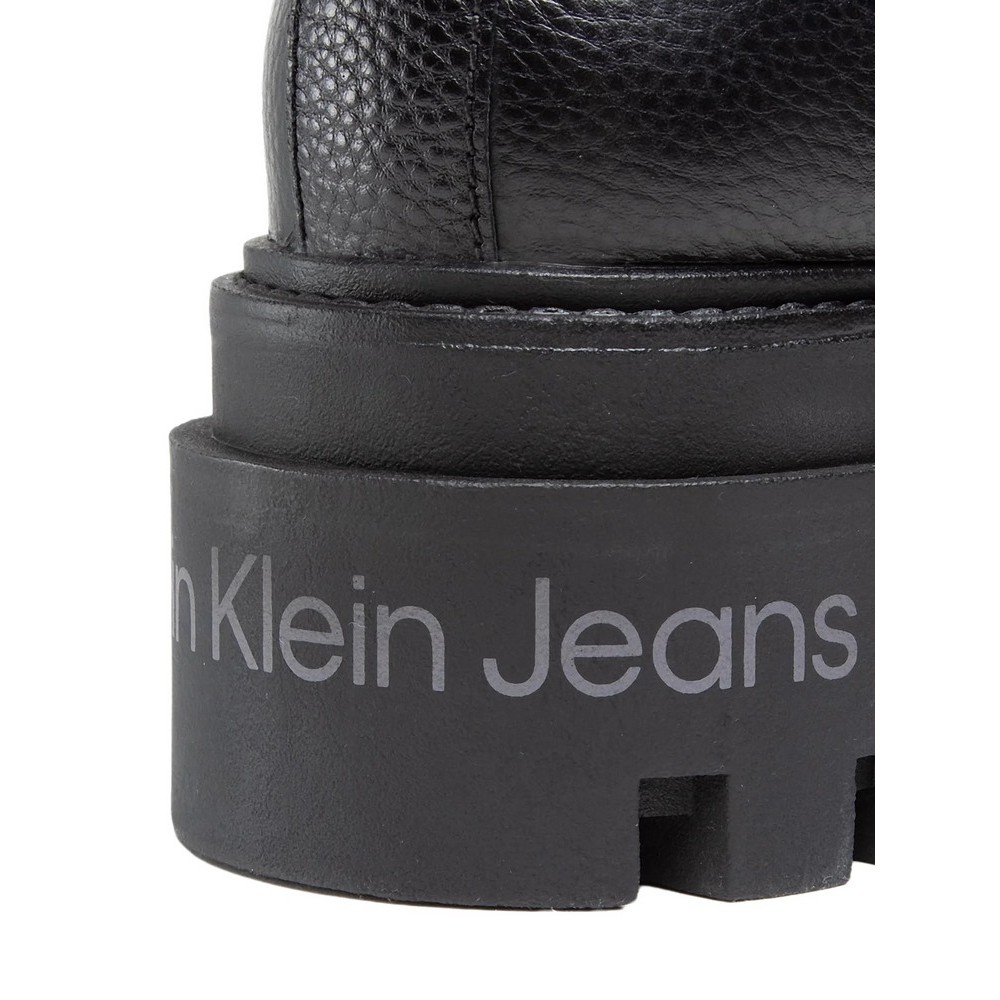 CALVIN KLEIN JEANS FLATFORM MID LACEUP BOOT ΠΑΠΟΥΤΣΙ ΓΥΝΑΙΚΕΙΟ BLACK