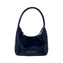 TOMMY HILFIGER TJW ESS MUST SHOULDER BAG PATENT ΤΣΑΝΤΑ ΓΥΝΑΙΚΕΙΑ NAVY