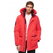 SUPERDRY CITY PADDED PARKA JACKET ΜΠΟΥΦΑΝ ΑΝΔΡΙΚΟ ORANGE