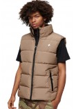 SUPERDRY SPORTS PUFFER GILET ΜΠΟΥΦΑΝ-ΓΙΛΕΚΟ ΑΝΔΡΙΚΟ BROWN