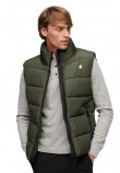 SUPERDRY SPORTS PUFFER GILET ΜΠΟΥΦΑΝ-ΓΙΛΕΚΟ ΑΝΔΡΙΚΟ KHAKI