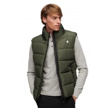 SUPERDRY SPORTS PUFFER GILET ΜΠΟΥΦΑΝ-ΓΙΛΕΚΟ ΑΝΔΡΙΚΟ KHAKI