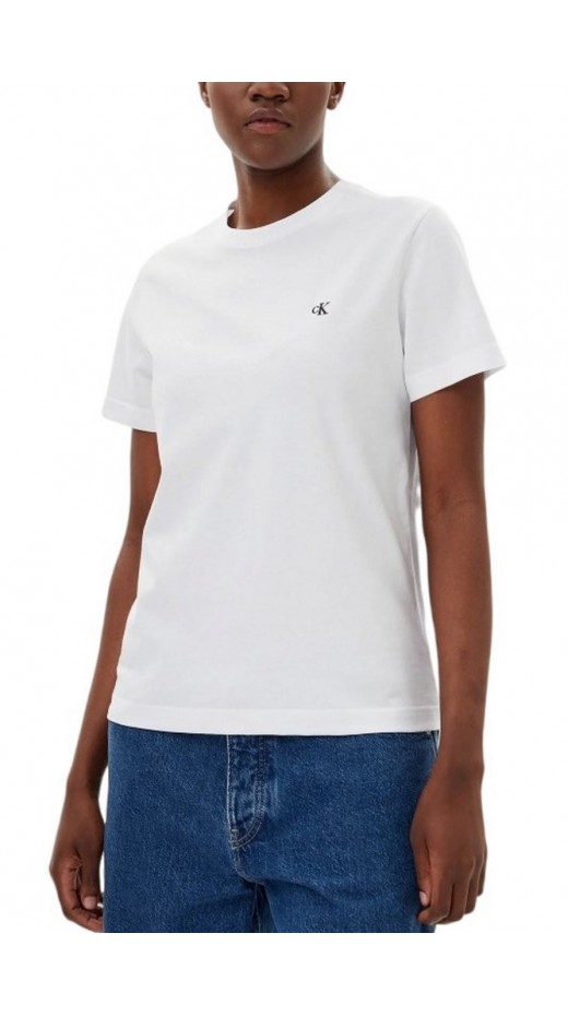 CALVIN KLEIN JEANS ARCHIVE JERSEY CREW TEE T-SHIRT ΜΠΛΟΥΖΑ ΓΥΝΑΙΚΕΙΑ WHITE