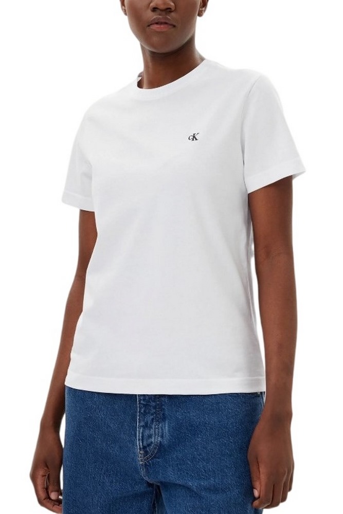 CALVIN KLEIN JEANS ARCHIVE JERSEY CREW TEE T-SHIRT ΜΠΛΟΥΖΑ ΓΥΝΑΙΚΕΙΑ WHITE