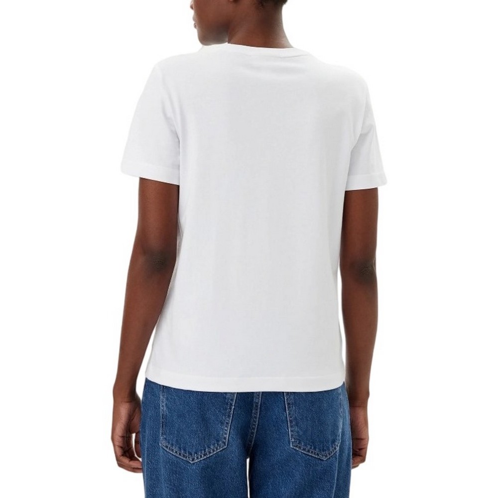 CALVIN KLEIN JEANS ARCHIVE JERSEY CREW TEE T-SHIRT ΜΠΛΟΥΖΑ ΓΥΝΑΙΚΕΙΑ WHITE