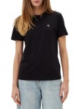 CALVIN KLEIN JEANS ARCHIVE JERSEY CREW TEE T-SHIRT ΜΠΛΟΥΖΑ ΓΥΝΑΙΚΕΙΑ BLACK