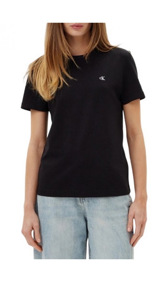CALVIN KLEIN JEANS ARCHIVE JERSEY CREW TEE T-SHIRT ΜΠΛΟΥΖΑ ΓΥΝΑΙΚΕΙΑ BLACK