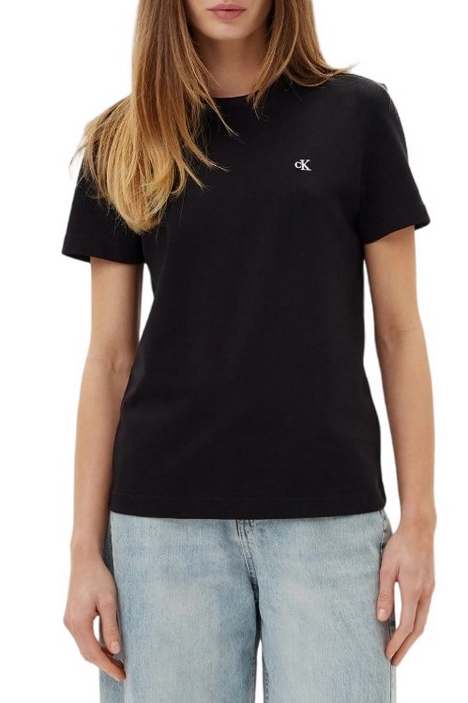 CALVIN KLEIN JEANS ARCHIVE JERSEY CREW TEE T-SHIRT ΜΠΛΟΥΖΑ ΓΥΝΑΙΚΕΙΑ BLACK