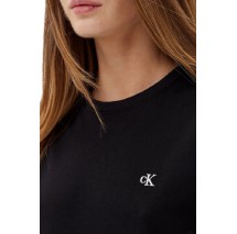 CALVIN KLEIN JEANS ARCHIVE JERSEY CREW TEE T-SHIRT ΜΠΛΟΥΖΑ ΓΥΝΑΙΚΕΙΑ BLACK