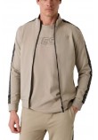 GUESS FULL ZIP NEW ARLO SWEATSHIRT ΖΑΚΕΤΑ ΦΟΥΤΕΡ ΑΝΔΡΙΚΗ BEIGE