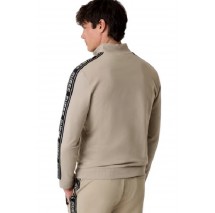 GUESS FULL ZIP NEW ARLO SWEATSHIRT ΖΑΚΕΤΑ ΦΟΥΤΕΡ ΑΝΔΡΙΚΗ BEIGE