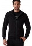 GUESS FULL ZIP NEW ARLO SWEATSHIRT ΖΑΚΕΤΑ ΦΟΥΤΕΡ ΑΝΔΡΙΚΗ BLACK