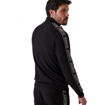 GUESS FULL ZIP NEW ARLO SWEATSHIRT ΖΑΚΕΤΑ ΦΟΥΤΕΡ ΑΝΔΡΙΚΗ BLACK