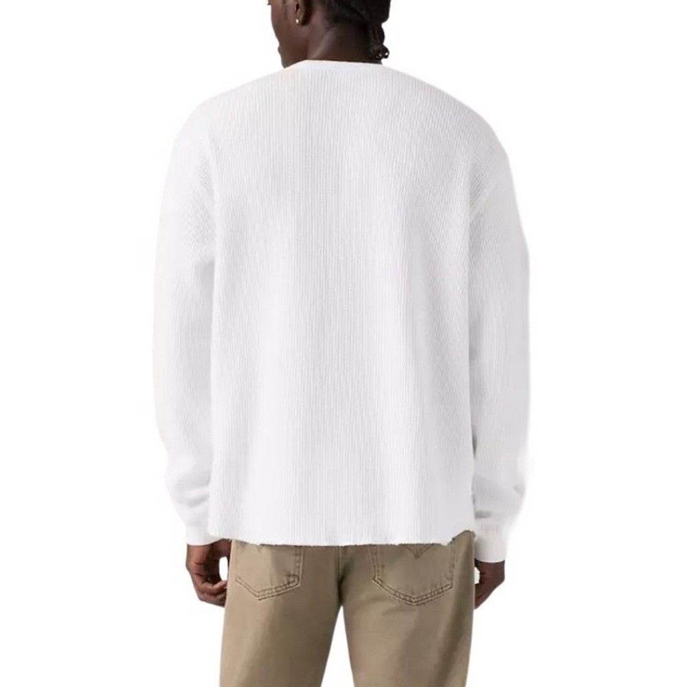 LEVIS RT RLX THERMAL TEE ΜΠΛΟΥΖΑ ΜΑΚΡΥΜΑΝΙΚΗ ΑΝΔΡΙΚΗ OFF WHITE