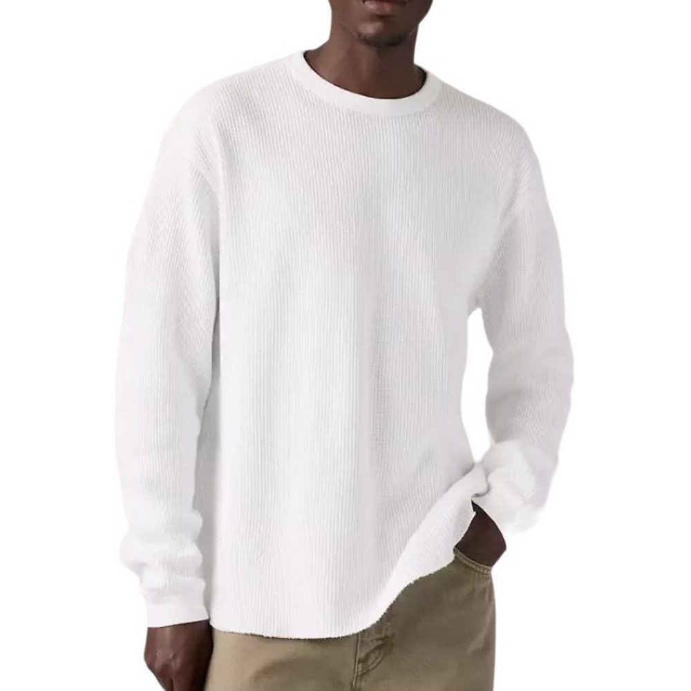 LEVIS RT RLX THERMAL TEE ΜΠΛΟΥΖΑ ΜΑΚΡΥΜΑΝΙΚΗ ΑΝΔΡΙΚΗ OFF WHITE