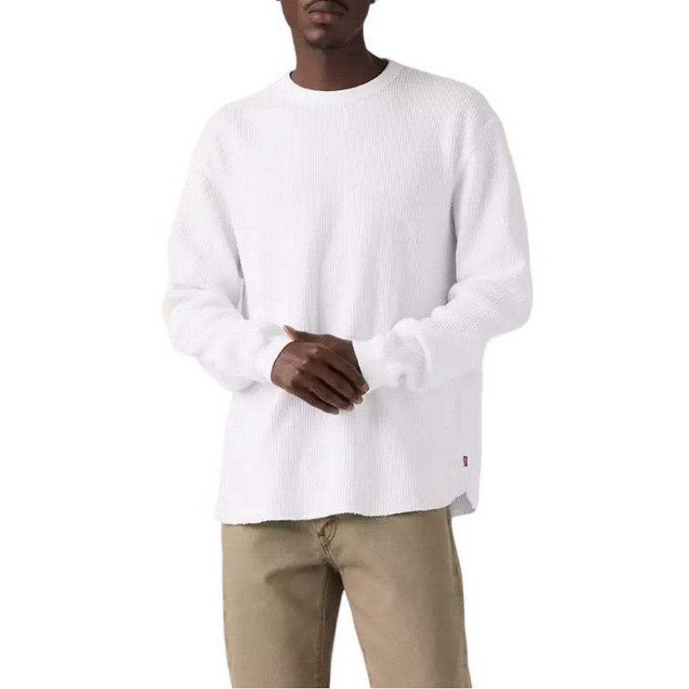 LEVIS RT RLX THERMAL TEE ΜΠΛΟΥΖΑ ΜΑΚΡΥΜΑΝΙΚΗ ΑΝΔΡΙΚΗ OFF WHITE