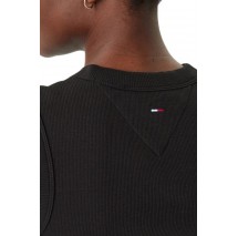 TOMMY JEANS SLIM ESS LOGO 2 RIB TANK ΤΟΠ ΓΥΝΑΙΚΕΙΟ BLACK