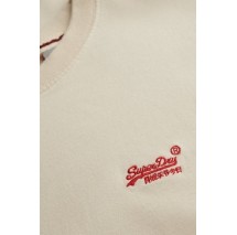 SUPERDRY ESSENTIAL LOGO EMB T-SHIRT ΜΠΛΟΥΖΑ ΑΝΔΡΙΚΗ BEIGE