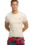 SUPERDRY ESSENTIAL LOGO EMB T-SHIRT ΜΠΛΟΥΖΑ ΑΝΔΡΙΚΗ BEIGE