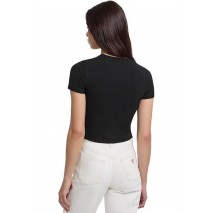 GUESS JEANS CN BABY EMB ST T-SHIRT ΜΠΛΟΥΖΑ ΓΥΝΑΙΚΕΙΑ BLACK