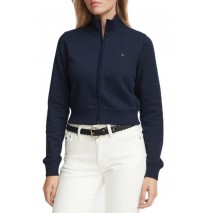 TOMMY JEANS S FLAG FITTED ZIP THRU EXT ΖΑΚΕΤΑ ΦΟΥΤΕΡ ΓΥΝΑΙΚΕΙΑ NAVY