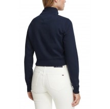 TOMMY JEANS S FLAG FITTED ZIP THRU EXT ΖΑΚΕΤΑ ΦΟΥΤΕΡ ΓΥΝΑΙΚΕΙΑ NAVY