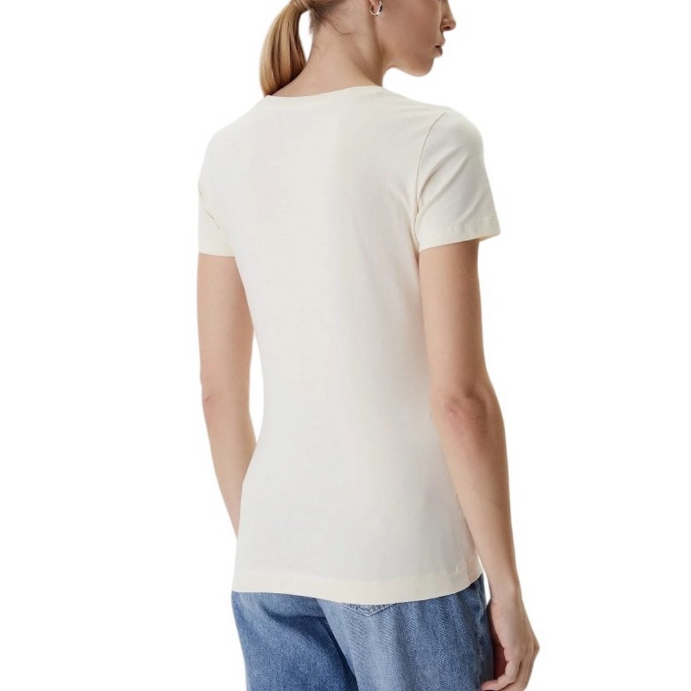 GUESS CN LEO TRIANGLE T-SHIRT ΜΠΛΟΥΖΑ ΓΥΝΑΙΚΕΙΑ SAND