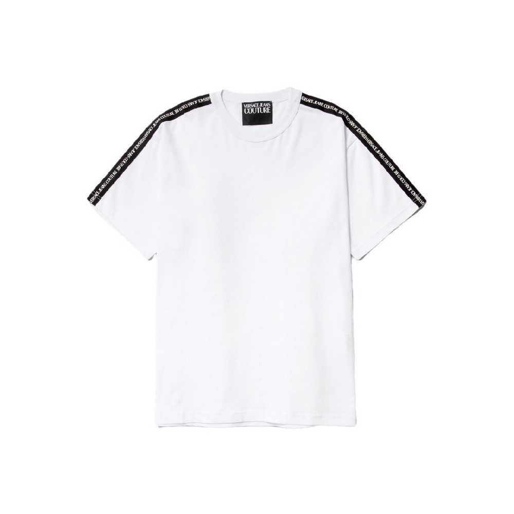 T-SHIRT R MIX LOGO TAPE ΑΝΔΡΙΚΟ VERSACE JEANS COUTURE WHITE
