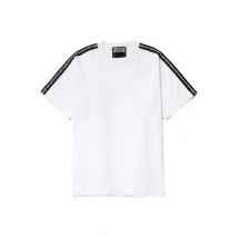 T-SHIRT R MIX LOGO TAPE ΑΝΔΡΙΚΟ VERSACE JEANS COUTURE WHITE