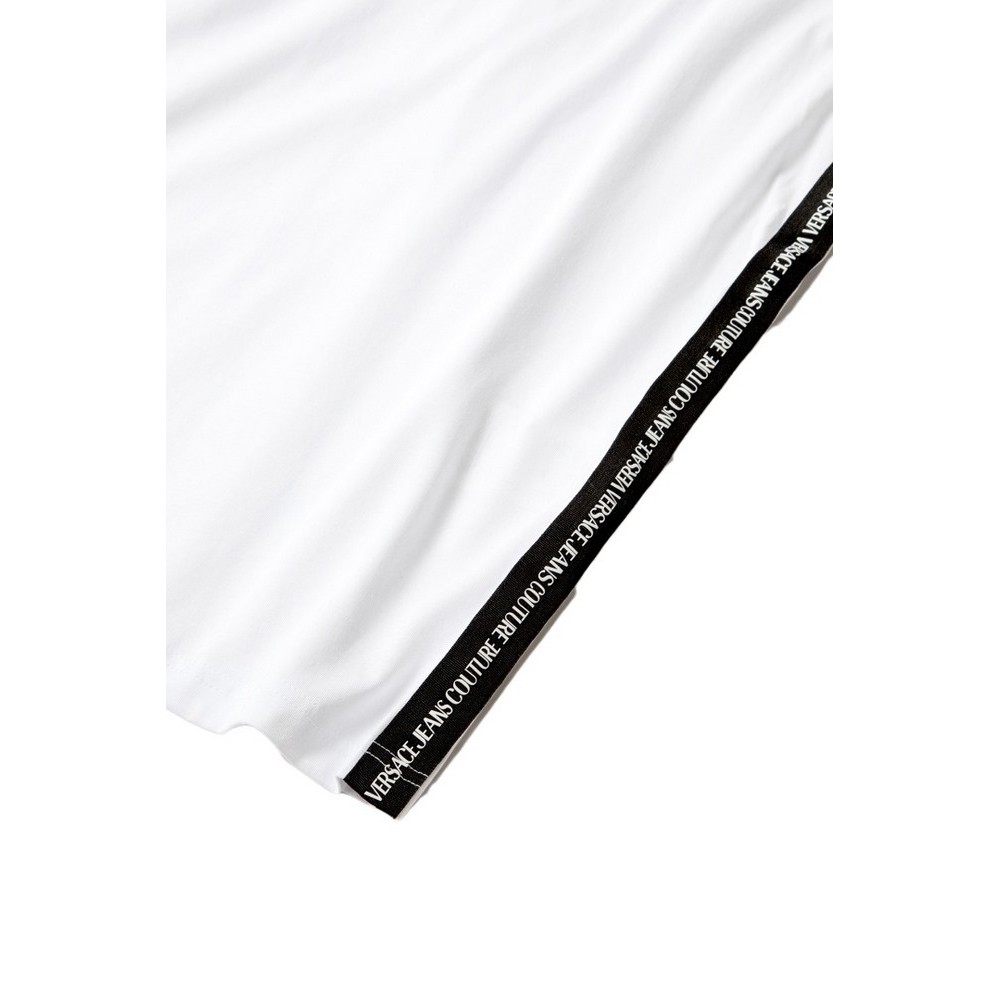 T-SHIRT R MIX LOGO TAPE ΑΝΔΡΙΚΟ VERSACE JEANS COUTURE WHITE