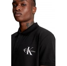 CALVIN KLEIN JEANS MONOLOGO POLO ΜΠΛΟΥΖΑ ΑΝΔΡΙΚΗ BLACK