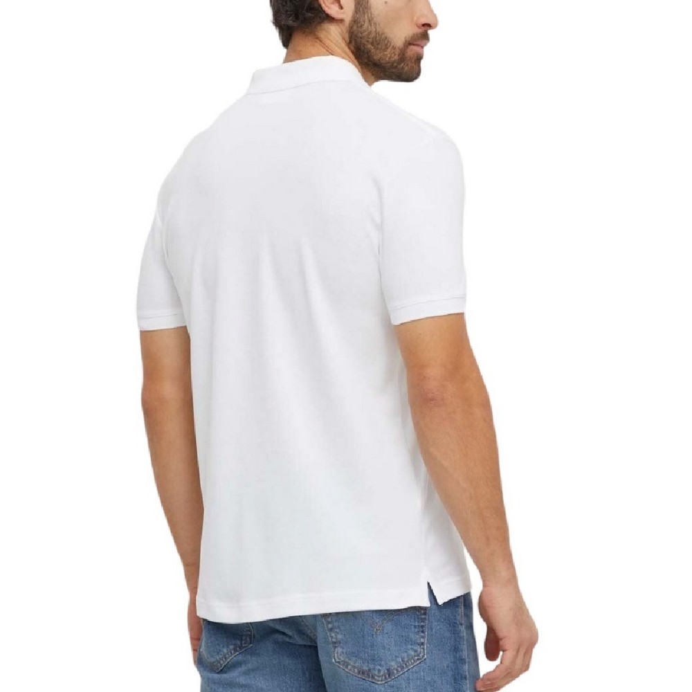 CALVIN KLEIN JEANS MONOLOGO POLO ΜΠΛΟΥΖΑ ΑΝΔΡΙΚΗ BRIGHT WHITE